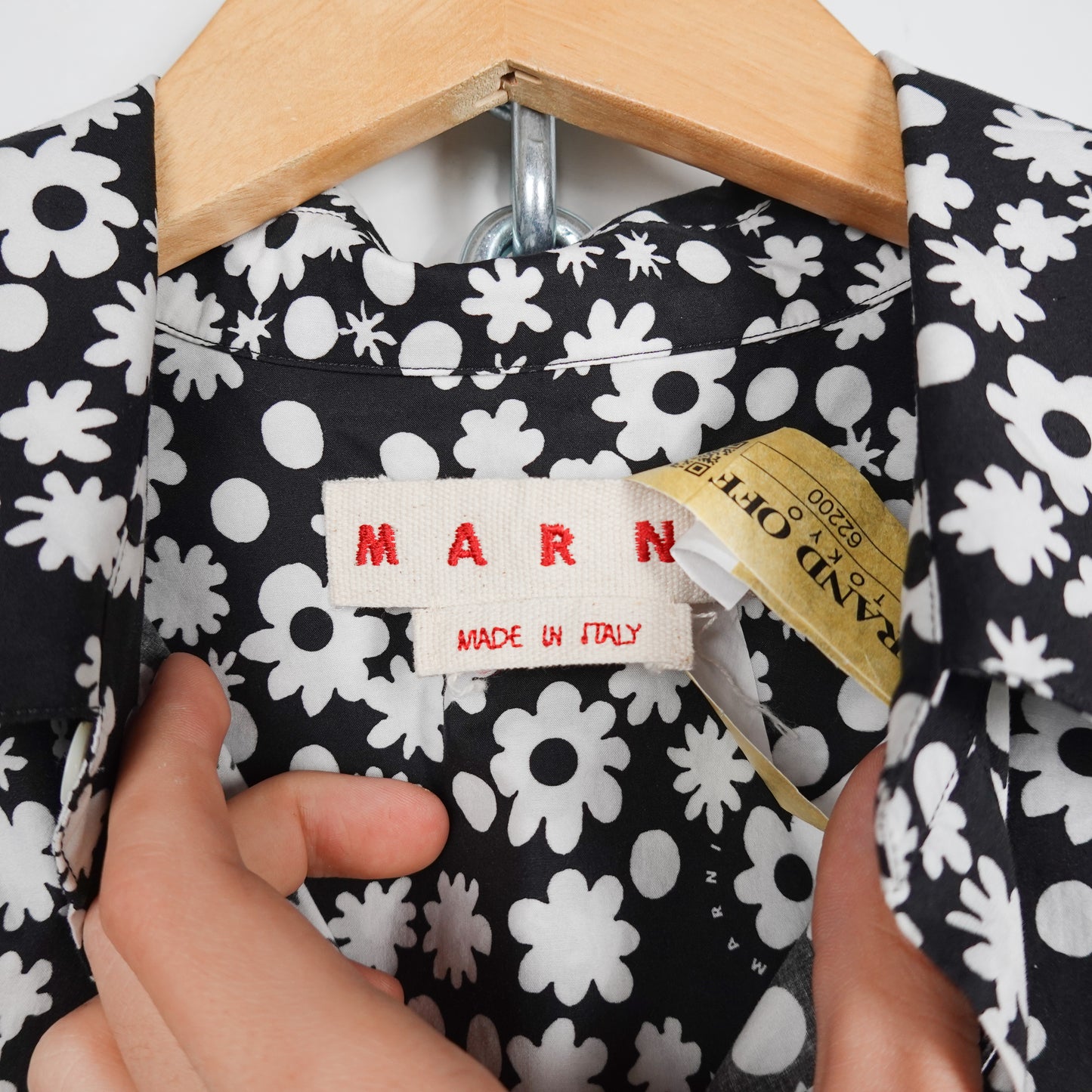 Marni Black And White Button Up Shirt Vest - Size L