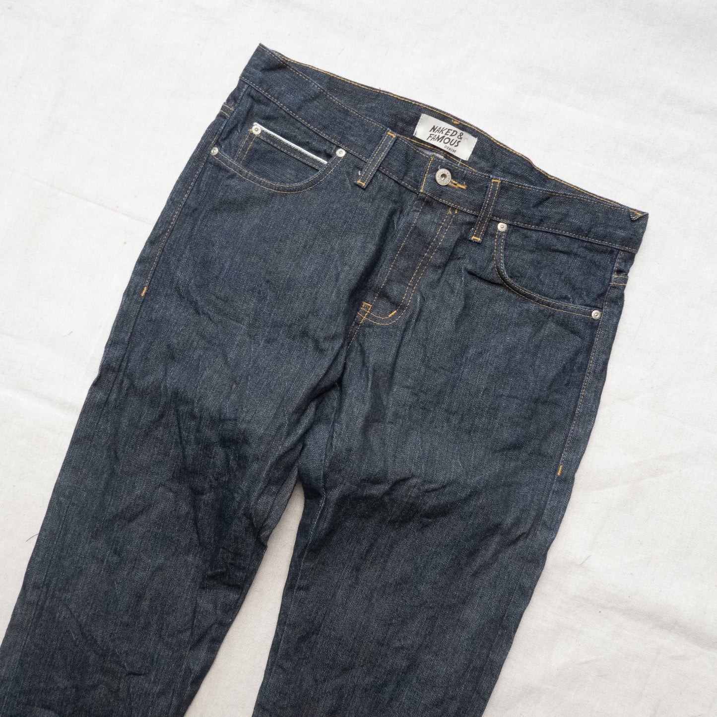 Naked & Famous Dark Wash Jeans - Size 34