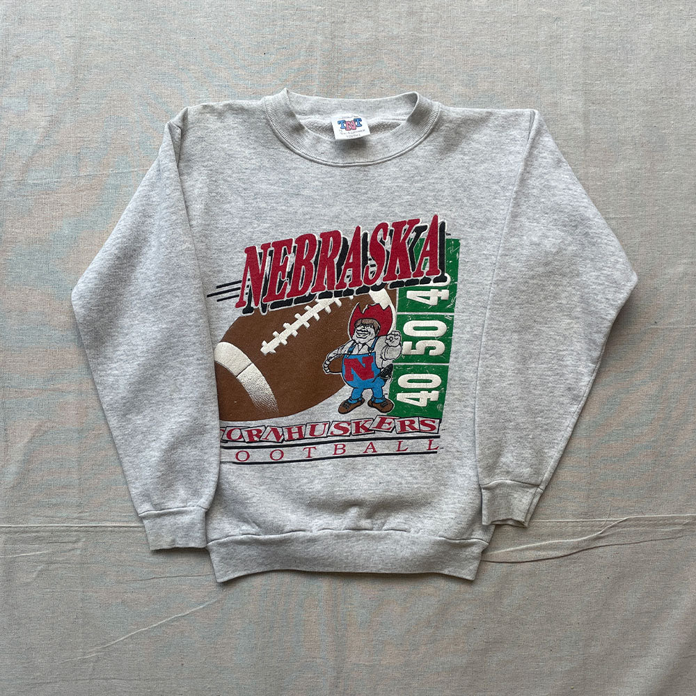 Vintage Nebraska Football Crew - Size XXS