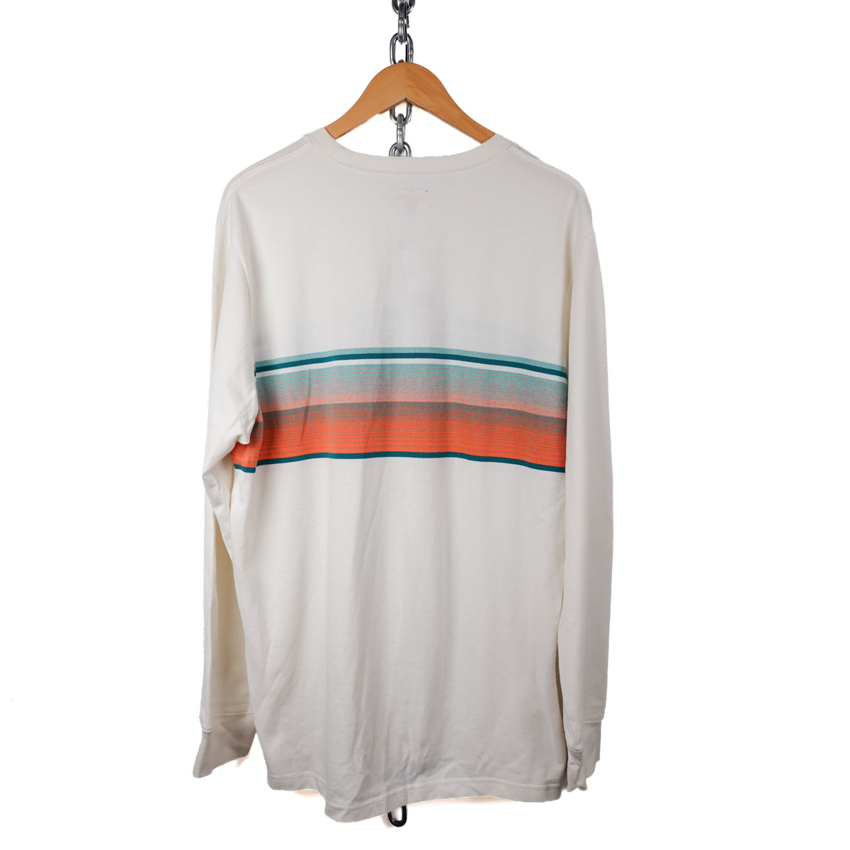 SS18 Supreme Shadow Stripe LS Shirt - Size L