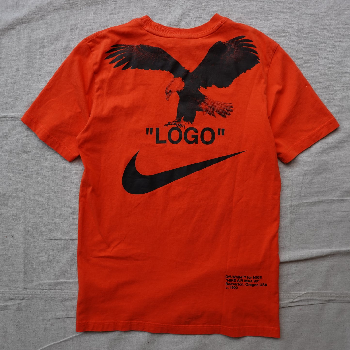 Nike Off-White Logo Tee - Size S