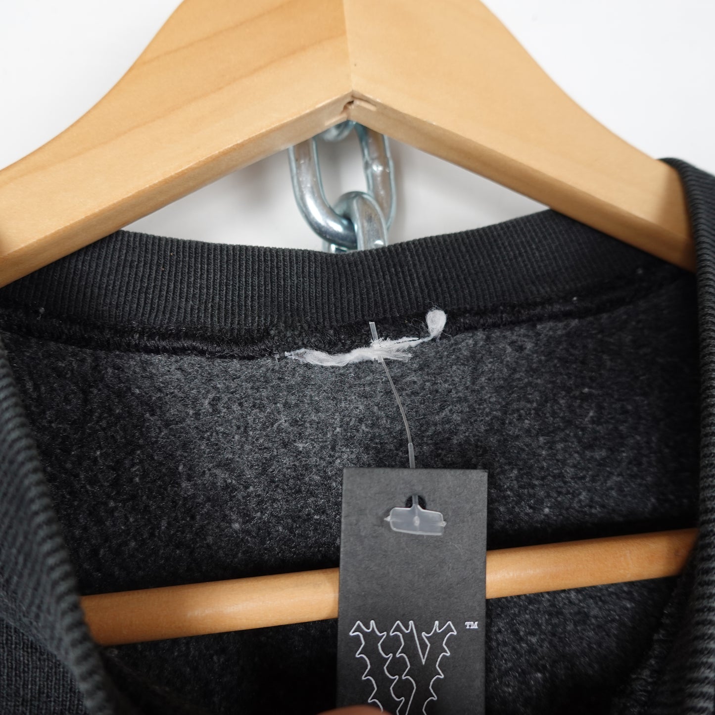 Vintage Nike Swoosh Black Crewneck - Size L
