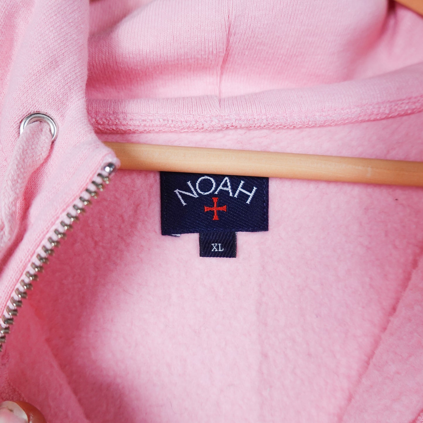 Noah Pink Zip Hoodie - Size XL
