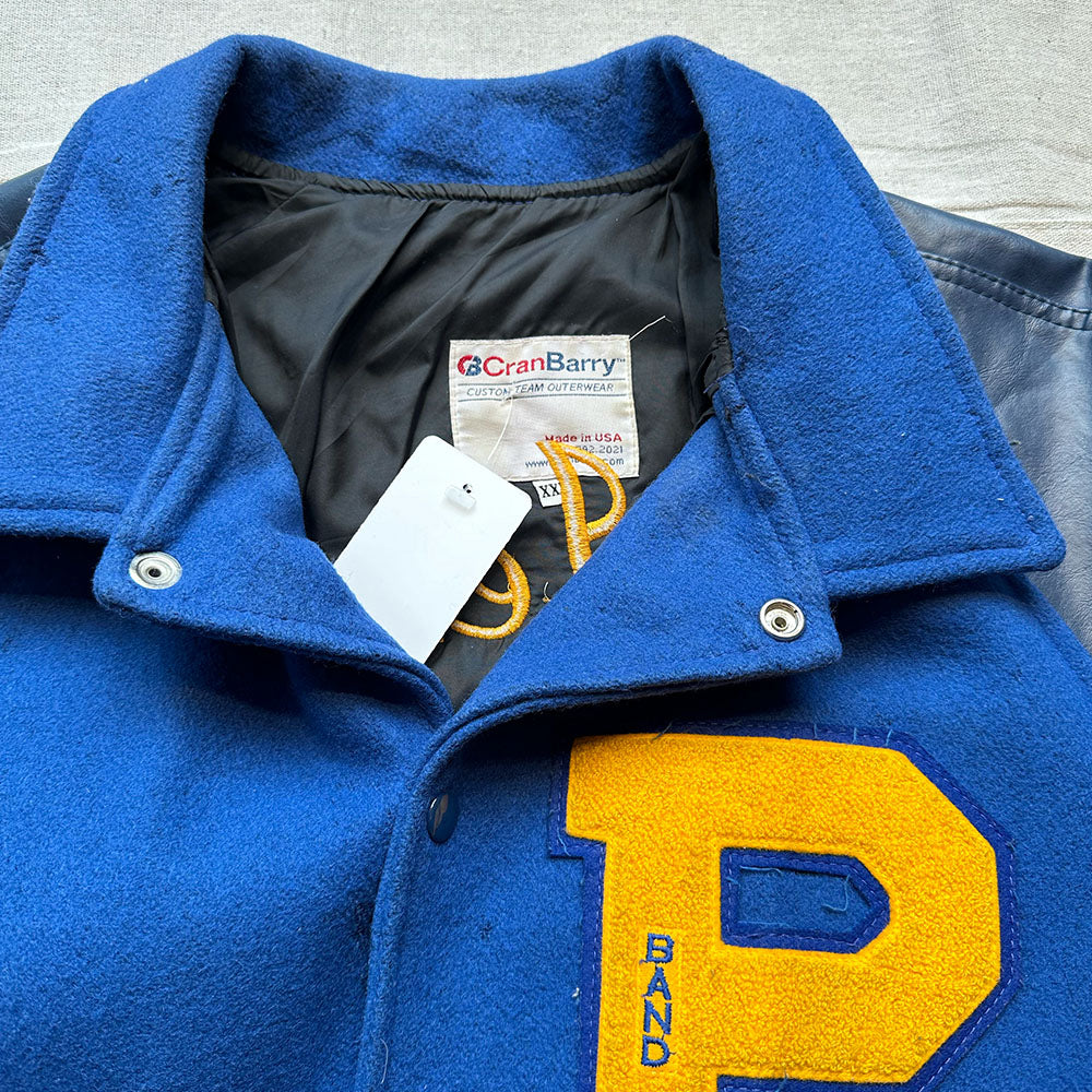 Vtg P Varsity Jacket - Size XXL