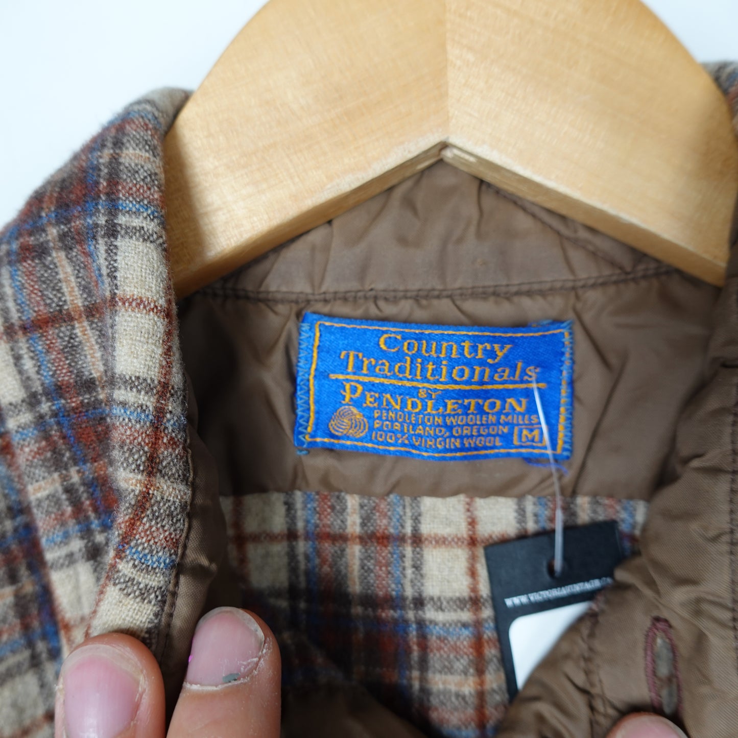 Pendleton Virgin Wool Flannel - Size M
