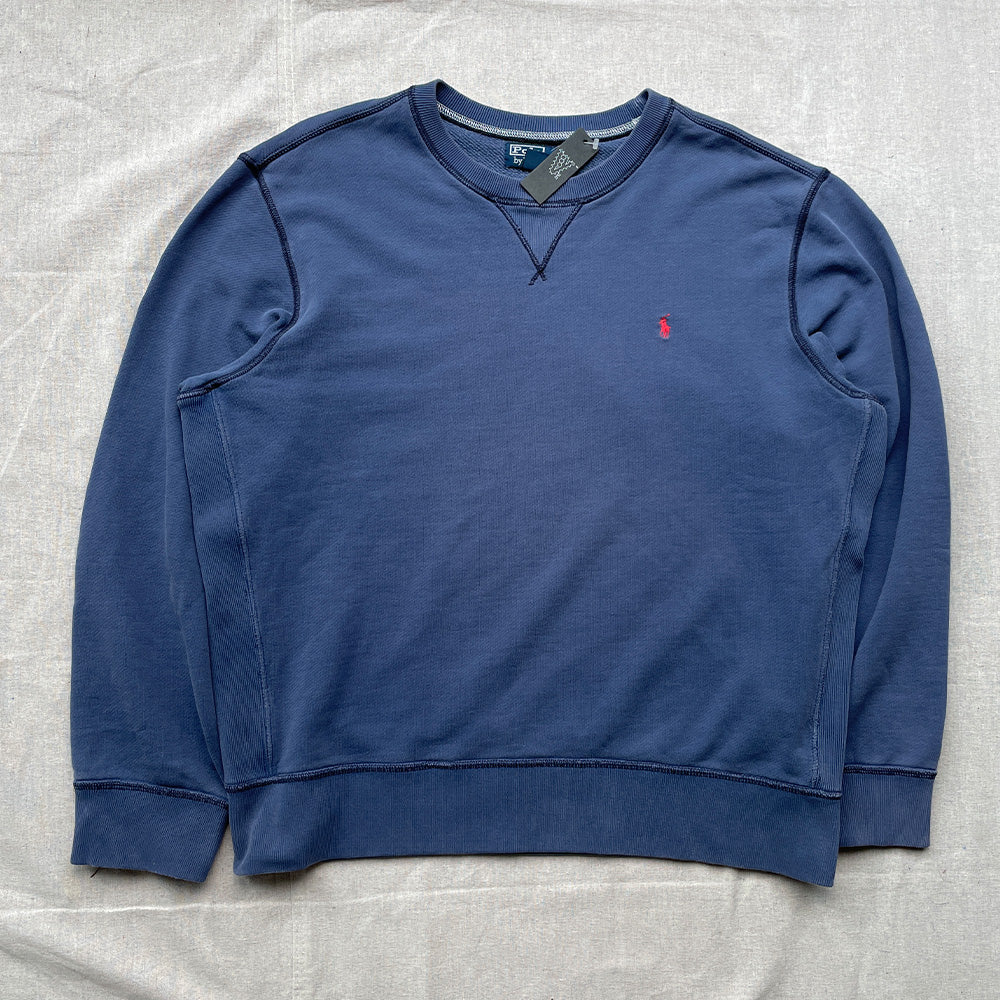 1990s Polo RL Blue Crewneck - Size XL