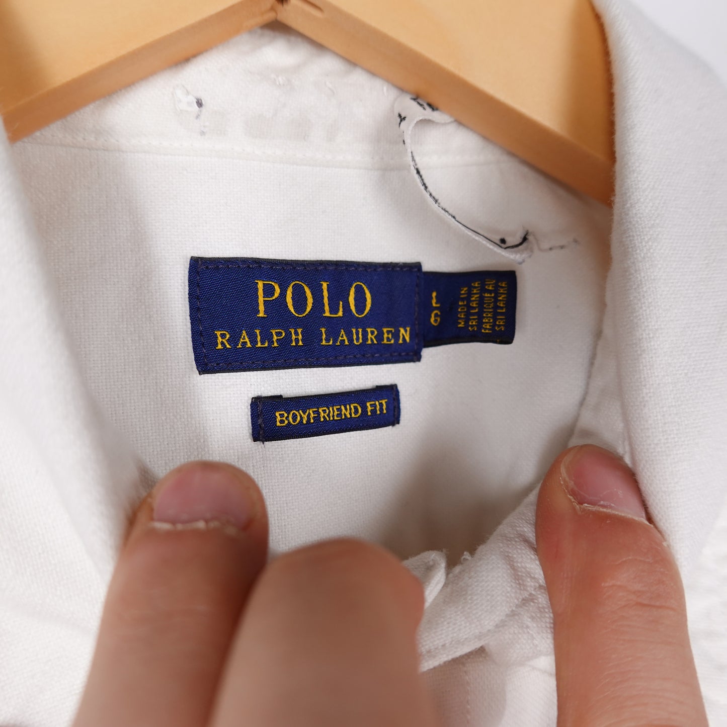 Polo RL Flag Button Up - Size L