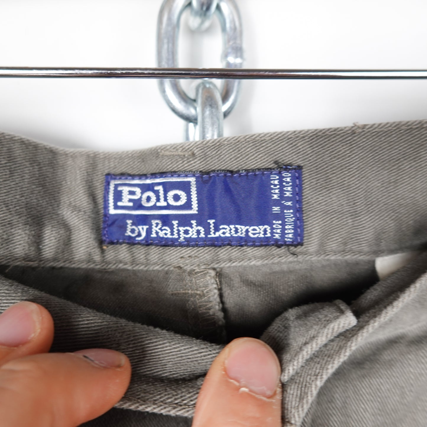 Vintage Polo RL Grey Chino Pants - Size 30