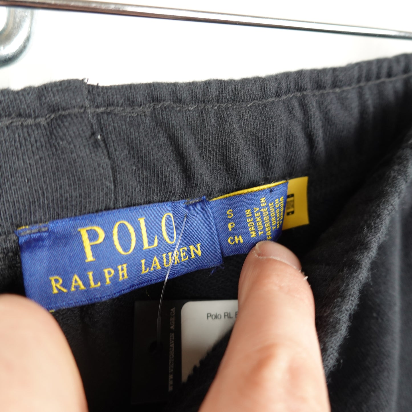 Polo RL Black Sweatshort - Size S