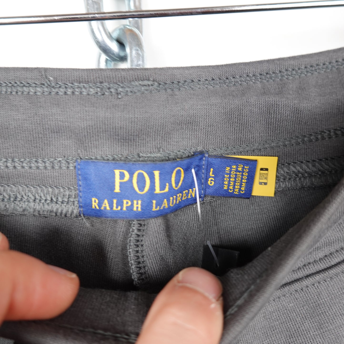 Polo RL Dark Olive Sweatshort - Size L