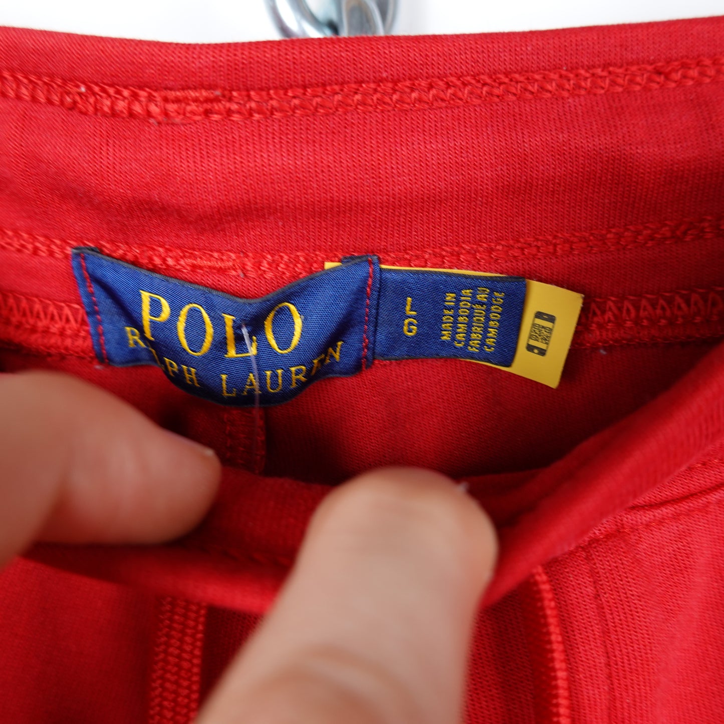 Polo RL Red Sweatshort - Size L