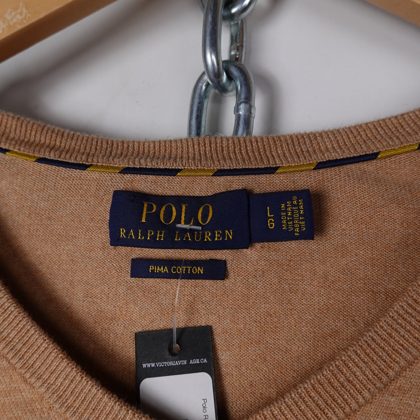 Polo RL Light V-Neck Sweater - Size L