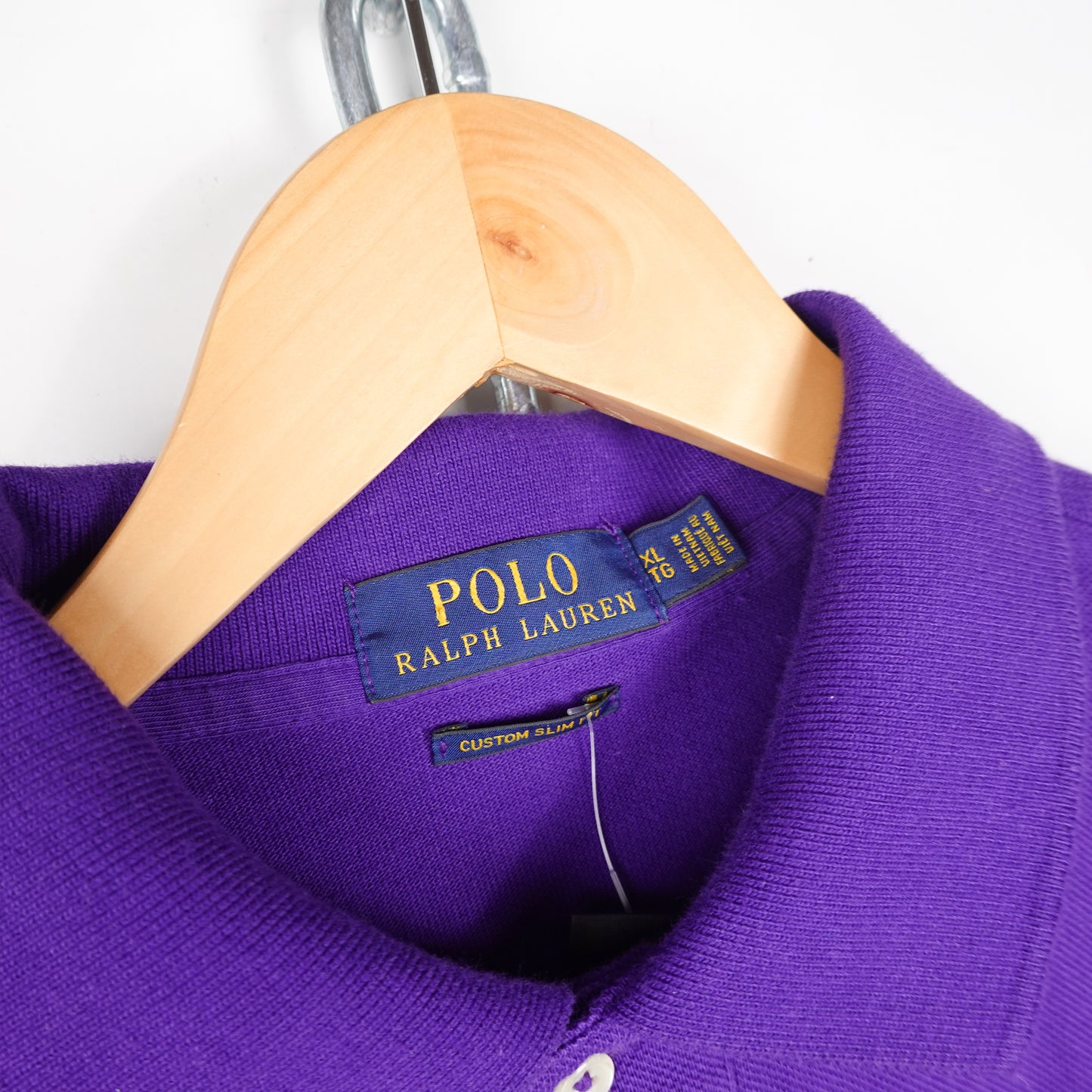 Polo RL Purple/Yellow Polo Shirt - Size XL