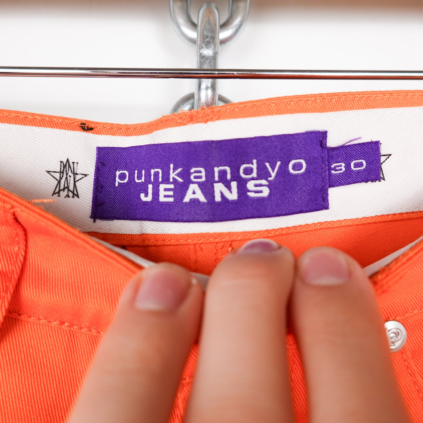 Punkandyo Orange Chino Shorts - Size 30