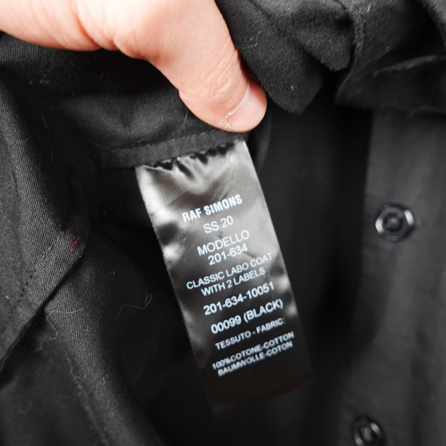 SS20 Raf Simons Lab Coat - Size 50