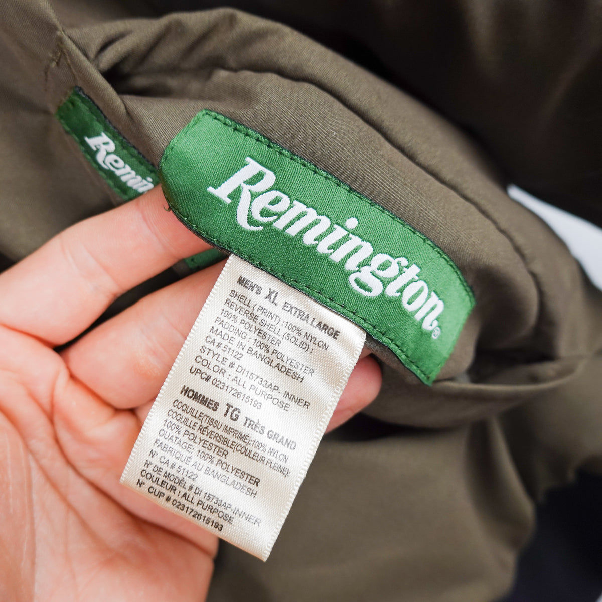 Remington Reversible Real Tree Jacket - Size XL