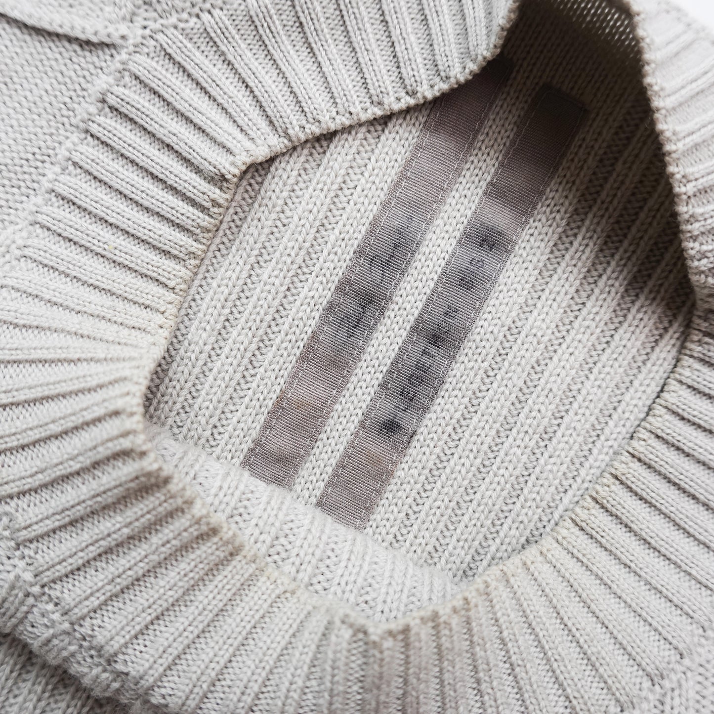 Rick Owens Virgin Wool Ribbed Knit Sweater - Size S