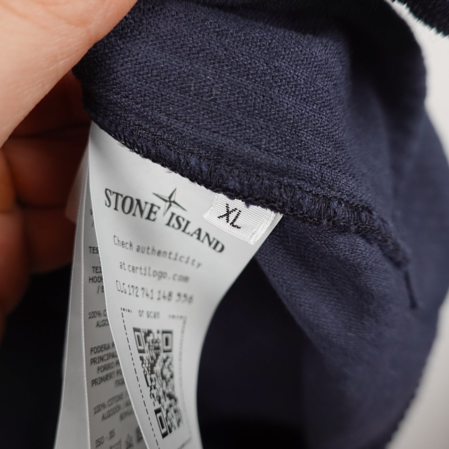 Stone Island Corduroy Button Up NAVY - Size XL