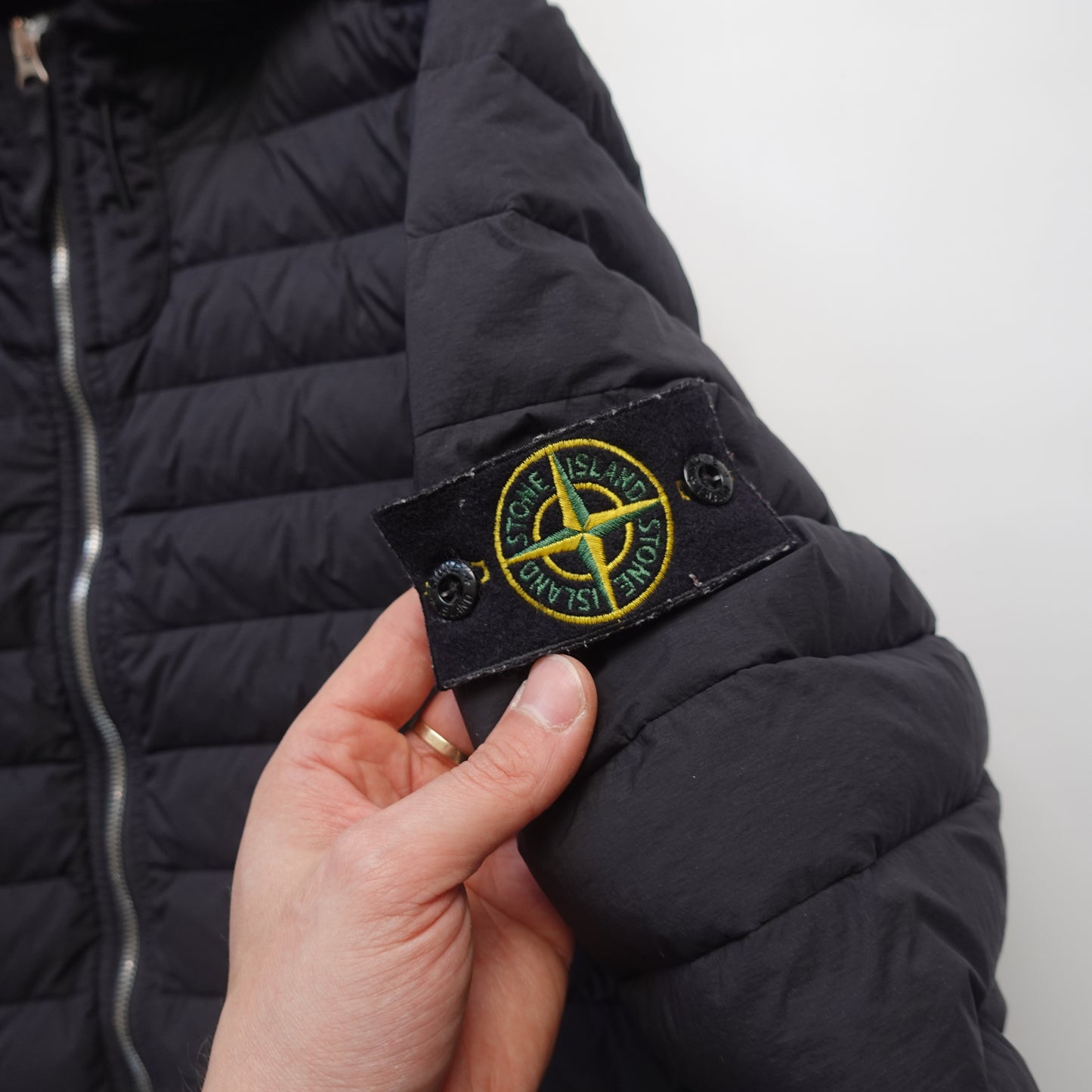 Stone Island Loom Woven Down Chambers Jacket - Size XL