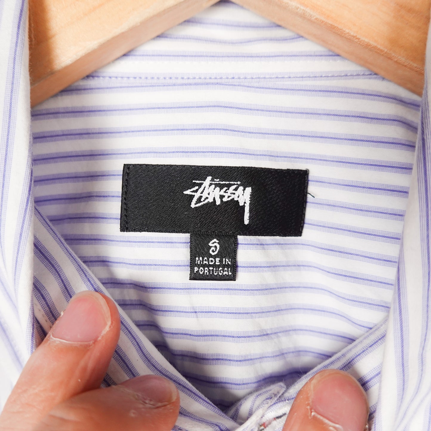 Stussy Logo Button Up Shirt - Size S