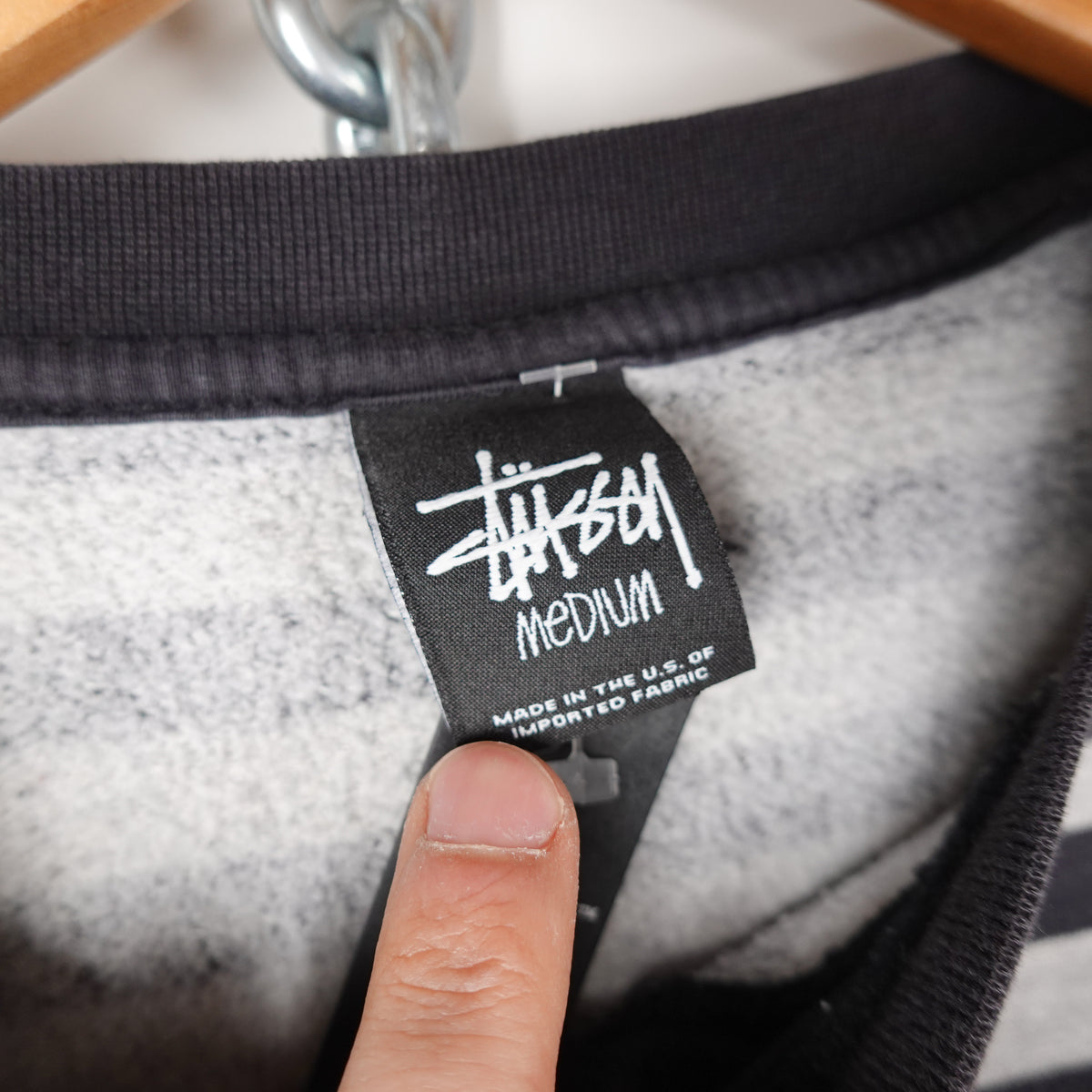 Stussy Striped Crewneck - Size M