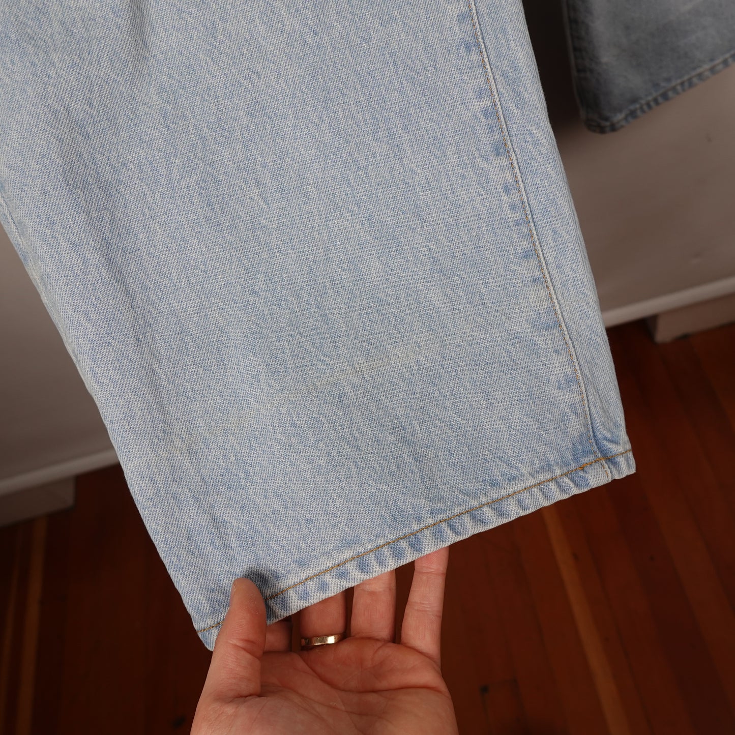 Stussy Relaxed Fit Light Wash Jeans - Size 32