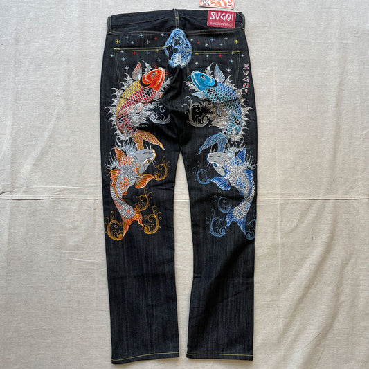 Sugoi Embroidered Denim - Size 34