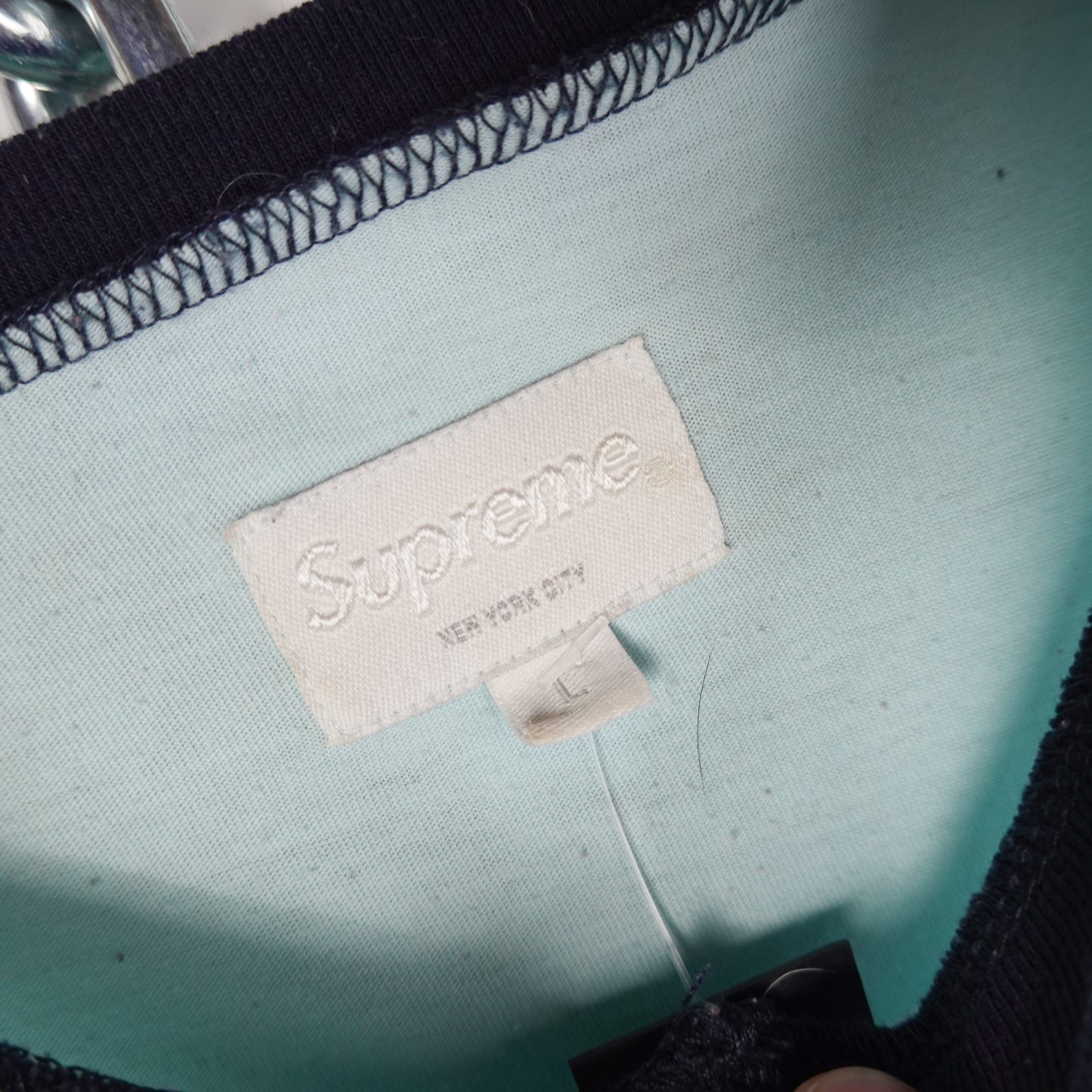 FW17 Supreme Glitter Arc Football tee - Size L