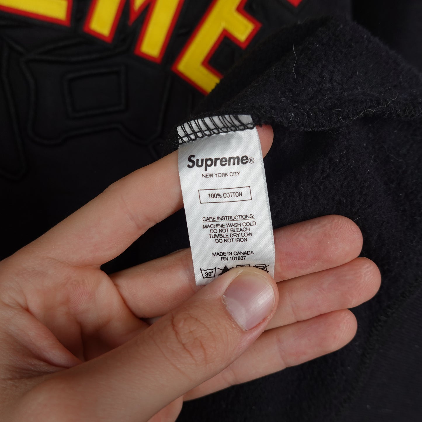 SS20 Supreme Kanji Logo Crewneck - Size L