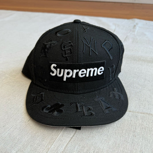 Supreme MLB Logos Fitted - Size 7 1/2