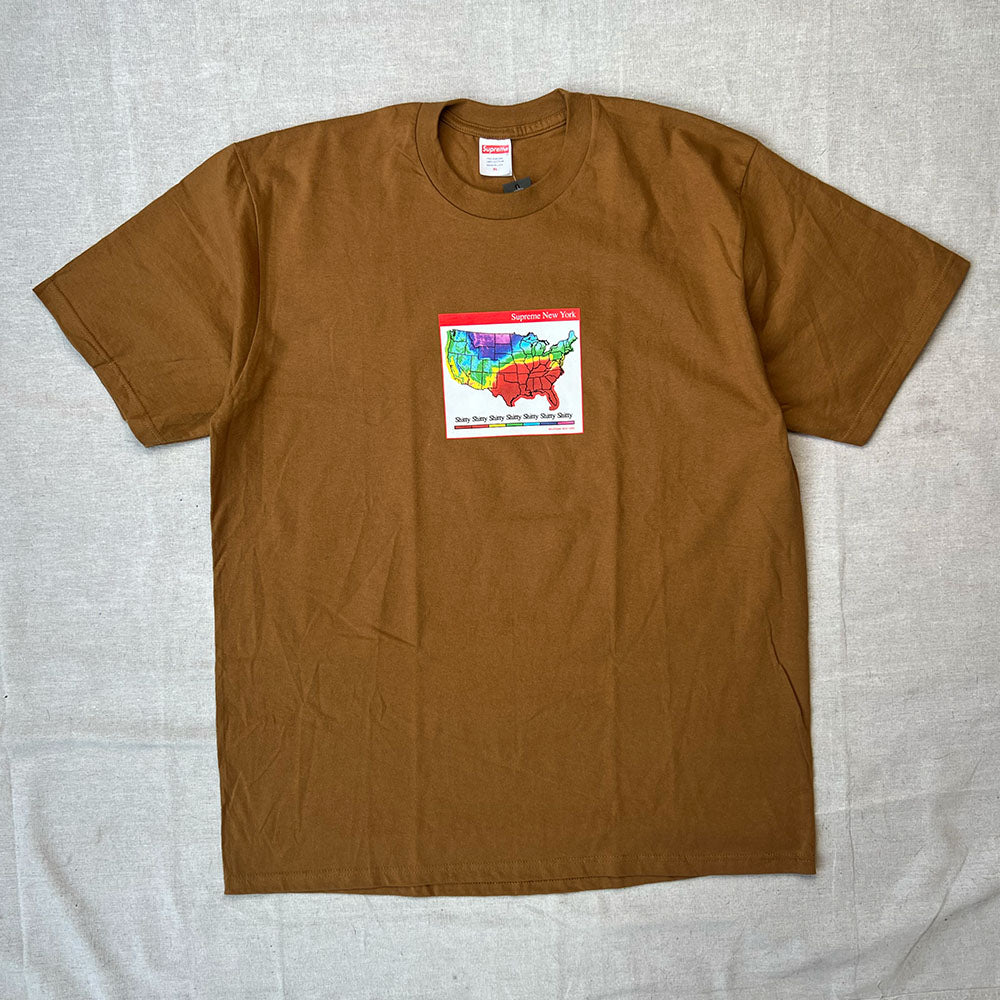 Brown supreme clearance tee