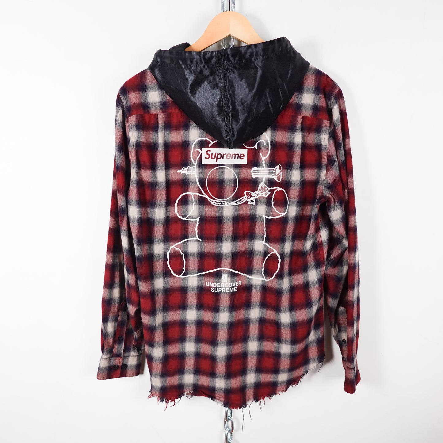 Supreme x Undercover Hooded Flannel - Size M Back Graphic Photo