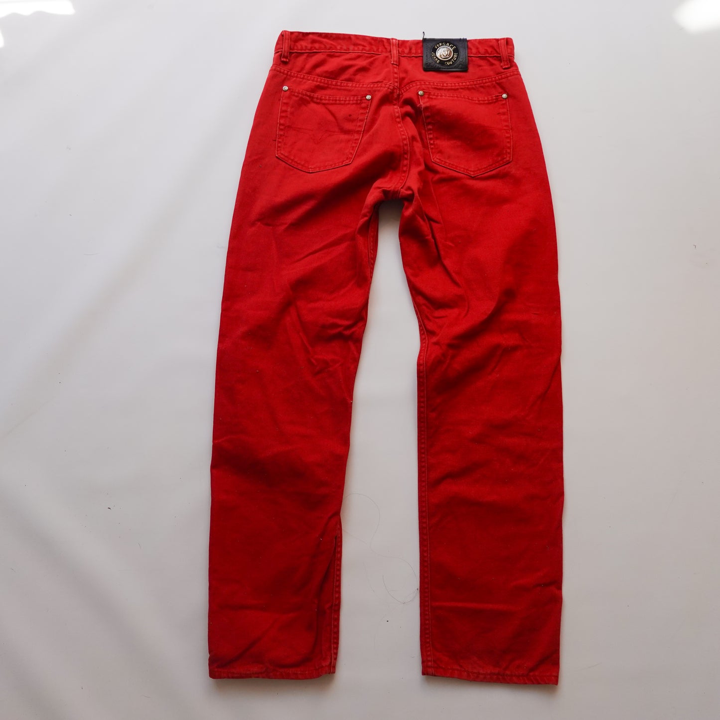 Vintage Versace Red Denim - Size 32