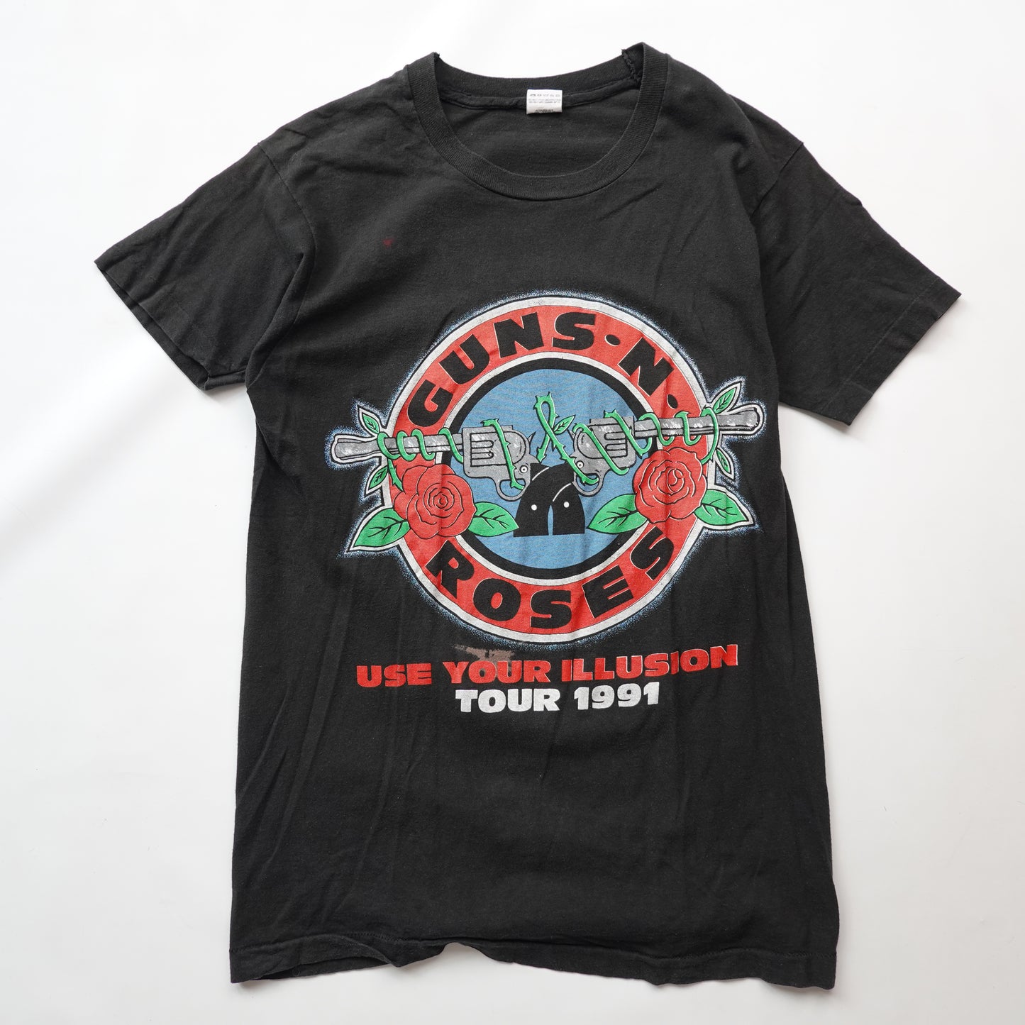 1991 Guns N Roses W/ Skid Row Tee - Size M