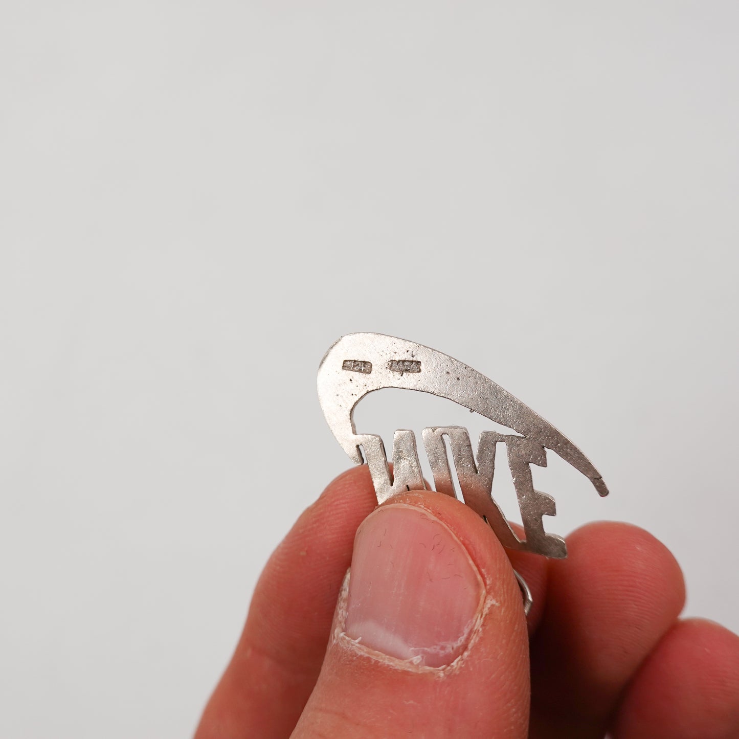 925 Silver Bootleg Nike Pendant