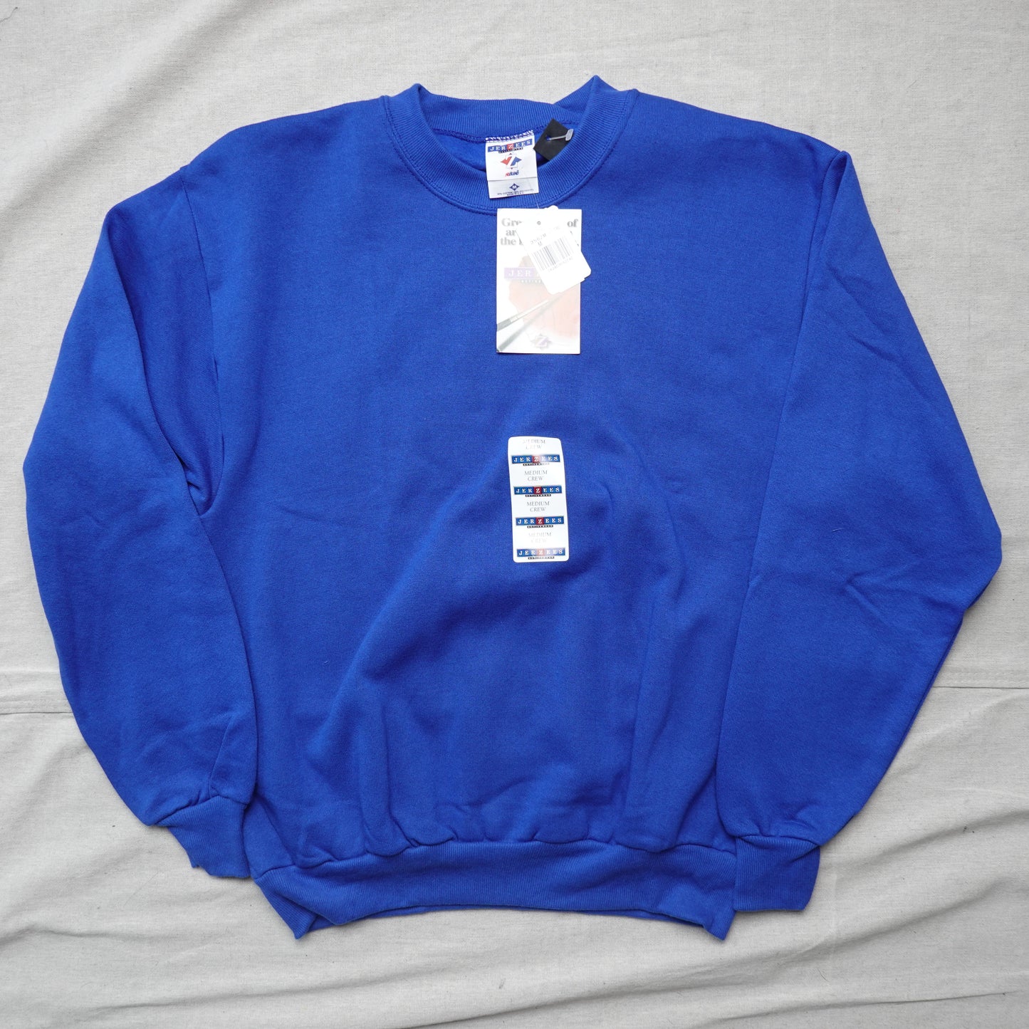 DS Vintage Jerzees Blue Crewneck - Sizes M & L