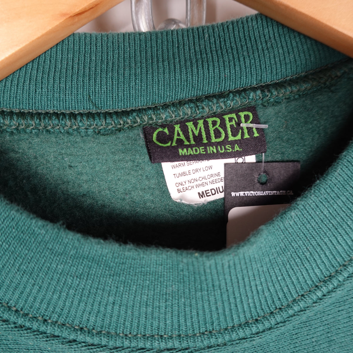 Vintage Camber Green Crewneck - Size M