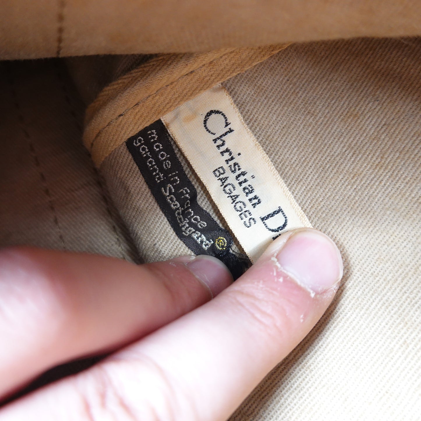 Vintage Christian Dior Monogram Mini Duffle
