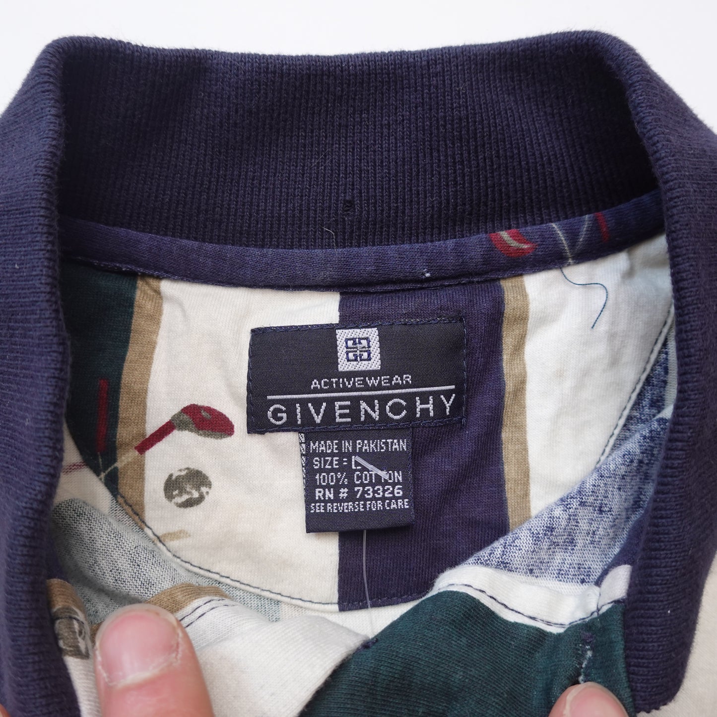 1990s Givenchy Golf Clubs Polo - Size L