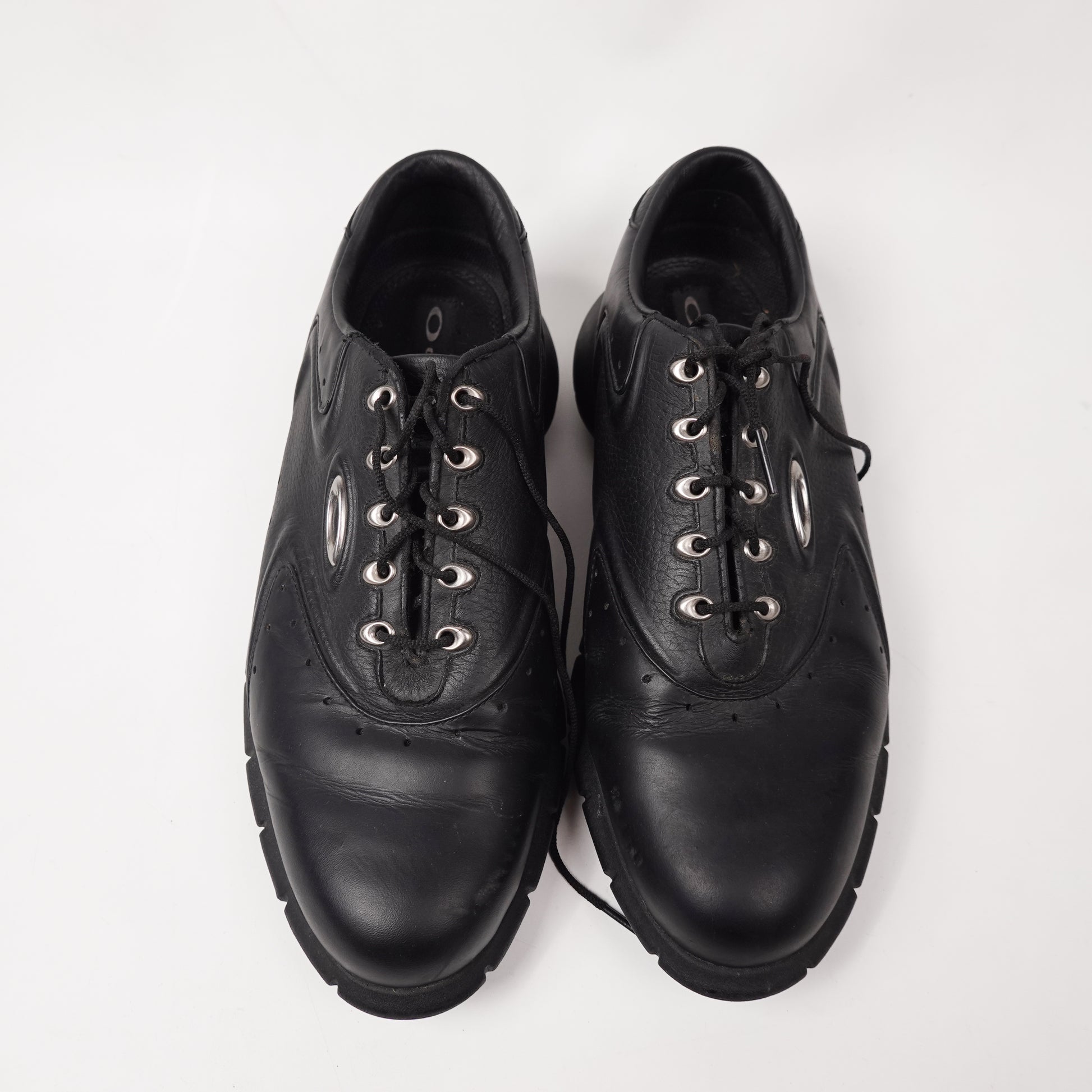 Black Oakley Golf Shoes - Size 10 Front Laces Photo