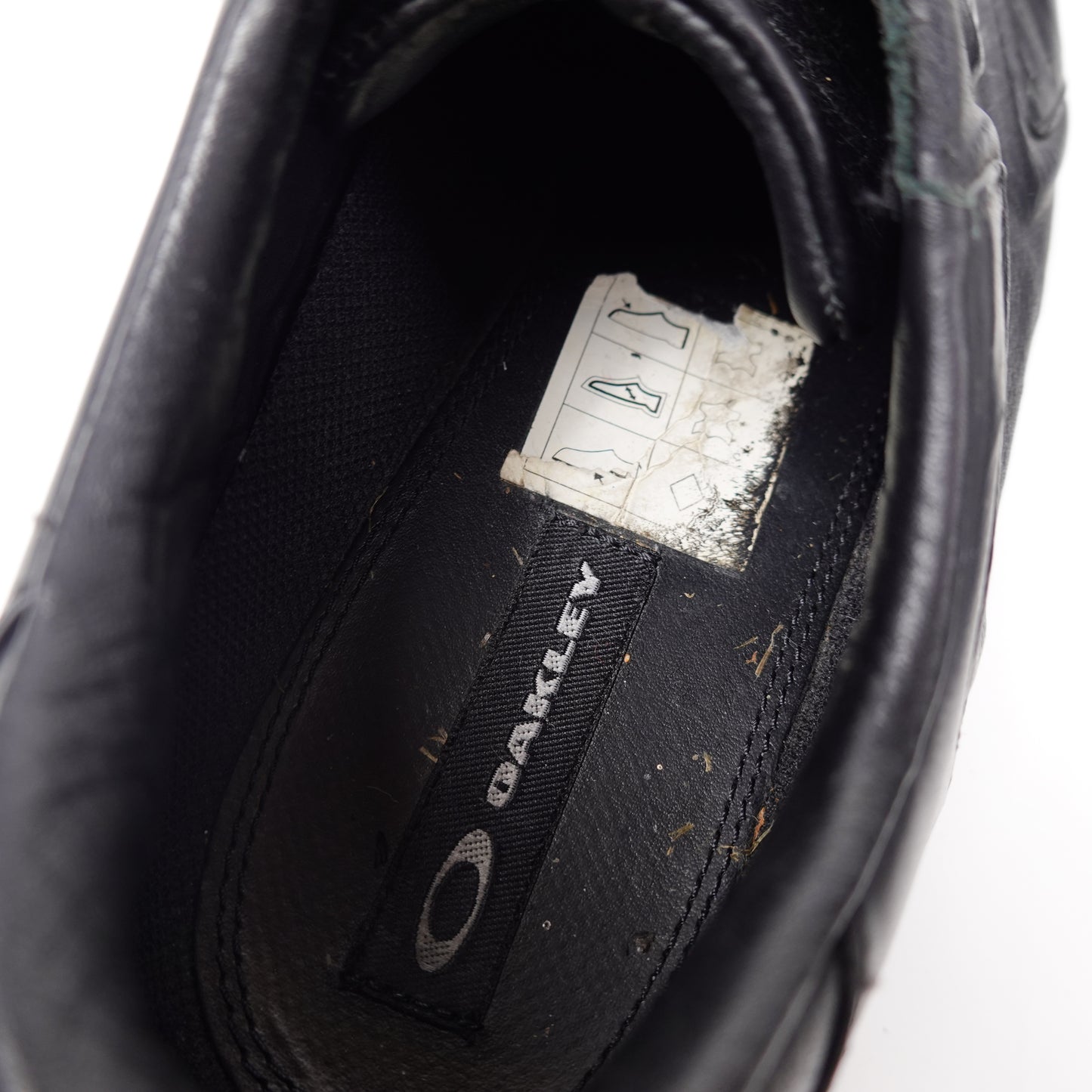 Black Oakley Golf Shoes - Size 10 Inside Heel