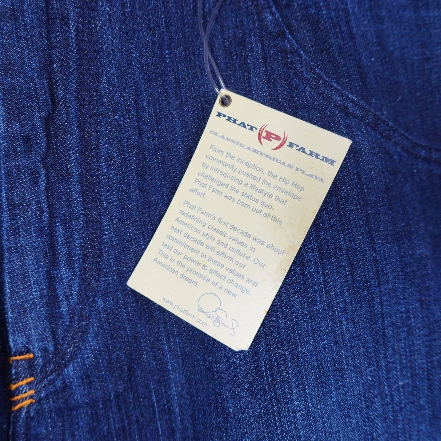Phat Farm Baggy Denim Pant - Size 36