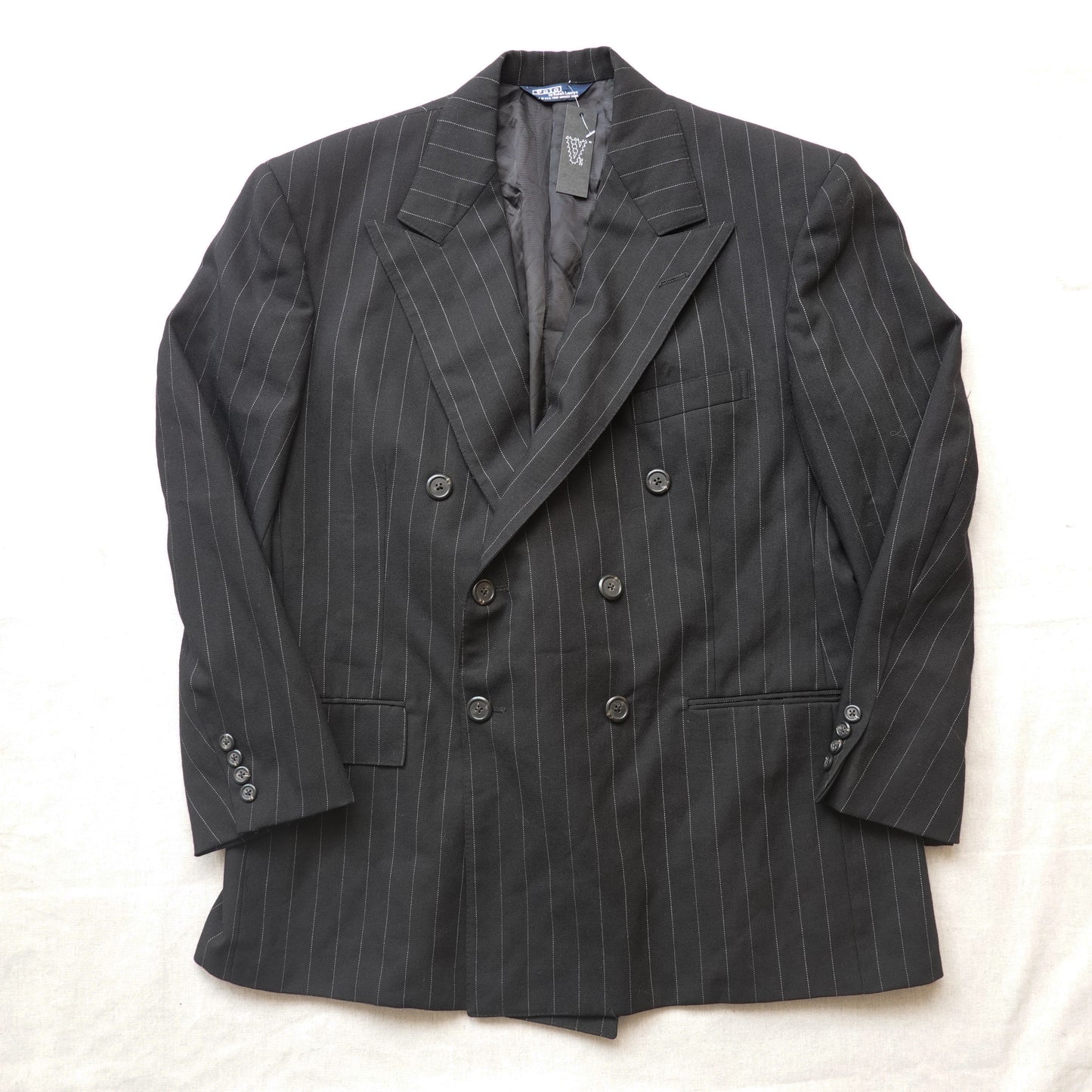 Vintage Polo RL Pinstripe Blazer - Size XL