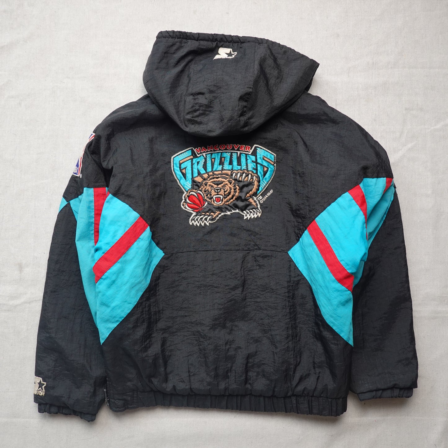 Vintage Vancouver Grizzlies Starter Jacket - Youth L