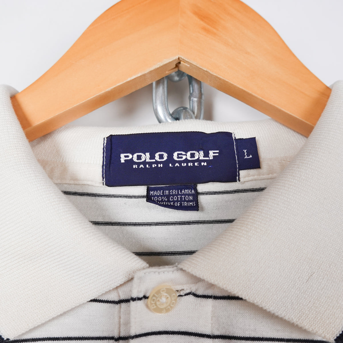 Polo RL Golf Striped Shirt - Size L