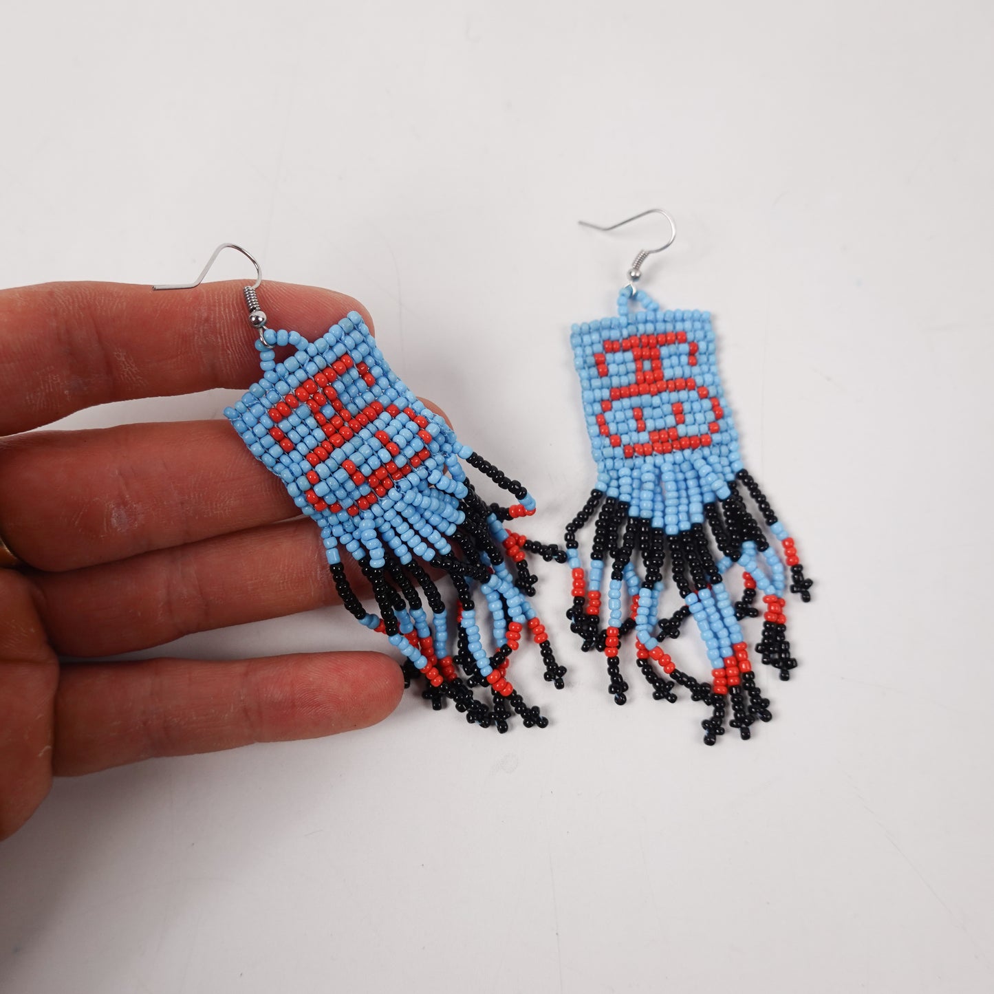 1980s Stussy Beaded Earrings