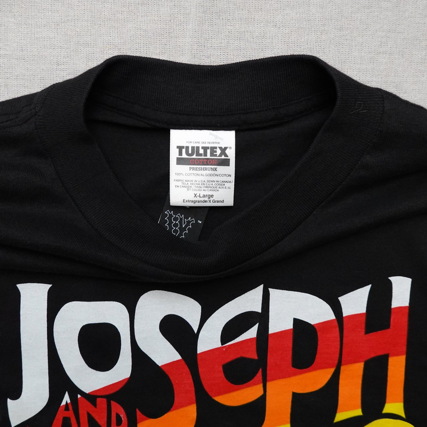 1991 Joseph And The Dream Coat Tee - Size XL