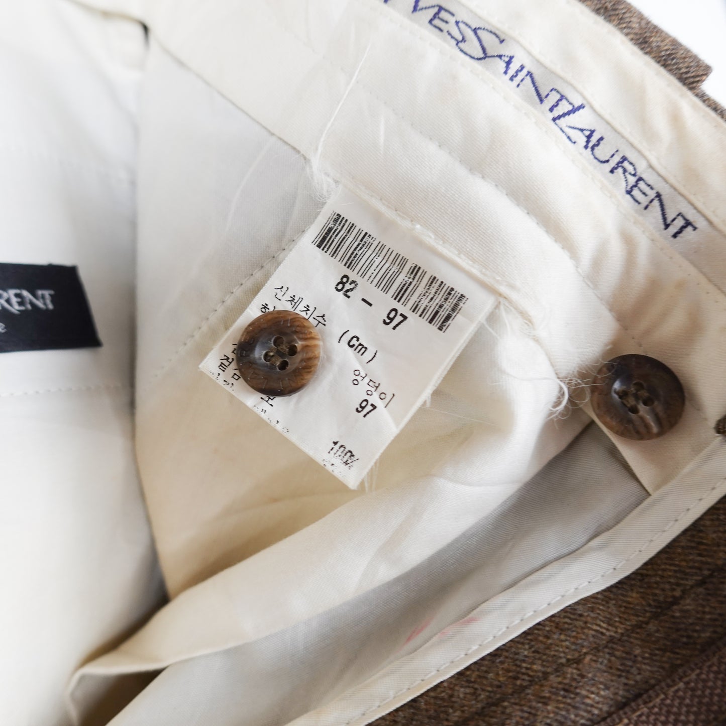 Vintage YSL Wool Trousers - Size 31