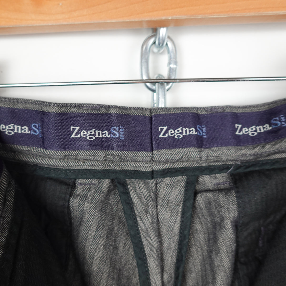 Zegna Pin Stripe Pants - Size 36