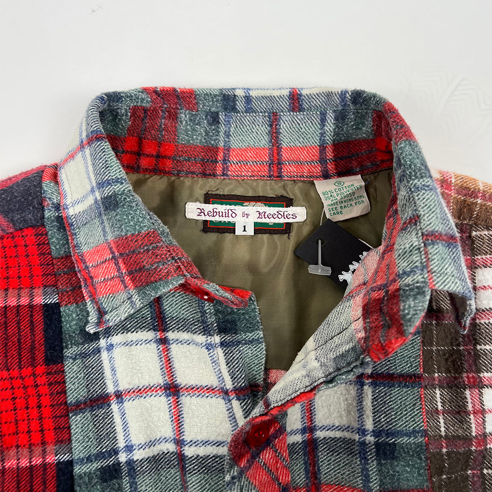 Rebuild by Needles Upcycled Seven Cut Flannel - size S